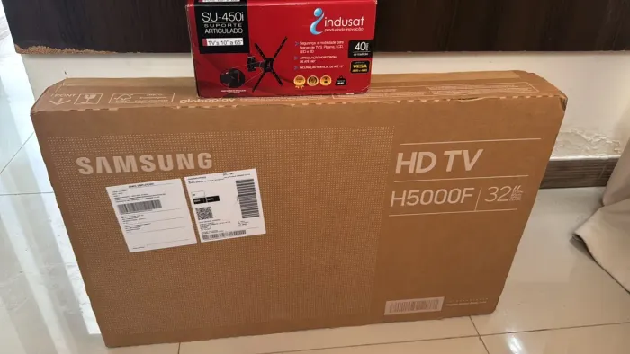 tv samsung 32 polegadas lacrada com suporte incluso