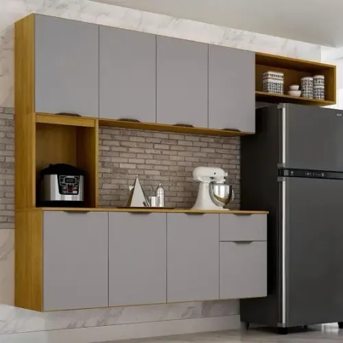 Cozinha Nara Compacta 8 Portas