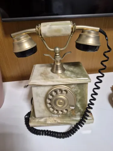 Telefone fixo de marmore italiano
