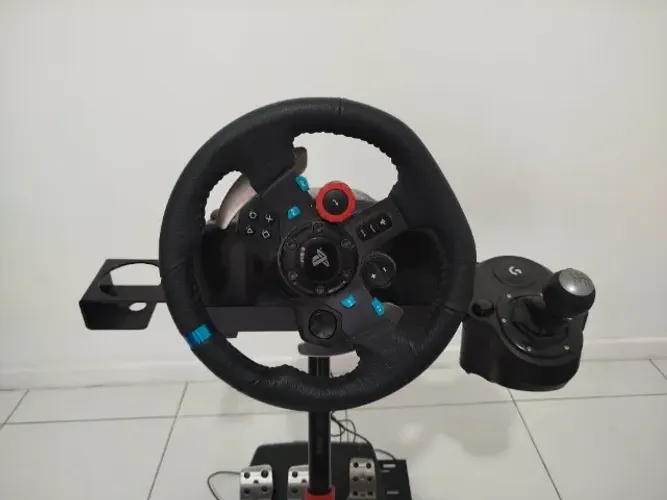 Volante Logitech G29 + Câmbio + Pedais + Cockpit