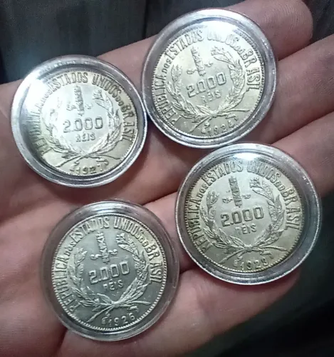 Moedas de Prata 