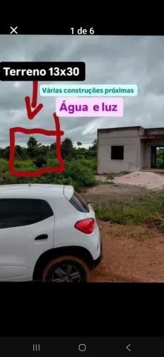 V/T Terreno 13x30 documentado loteamento Lira Tabocal