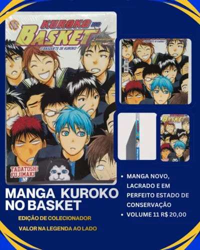 Manga Kuroko no Basket Vol 11