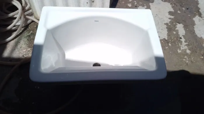 Tanque de louça pequeno todo inteiro entrega grátis