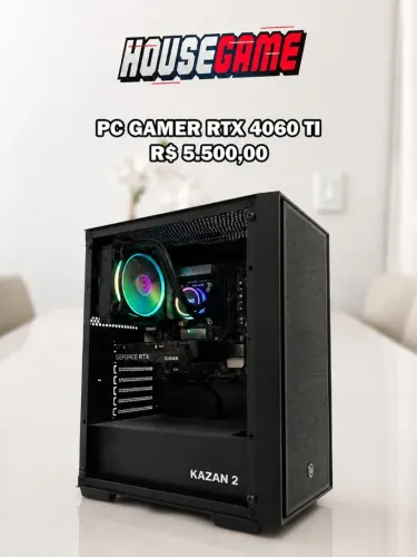 PC GAMER RTX 4060Ti - CORE I5 12º