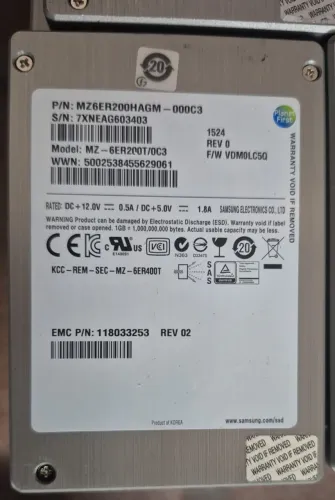 Ssd planet first 200gb sas