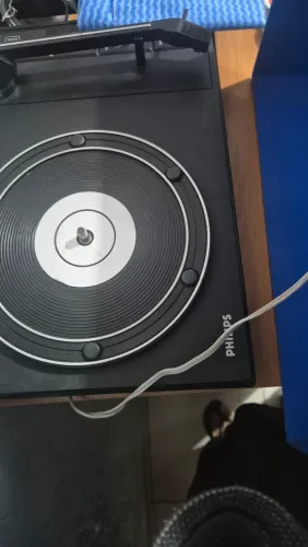 Vitrola Philips Azul (Leia a descrição)