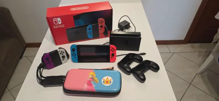 Nintendo Switch v2 Completo + Acessórios 