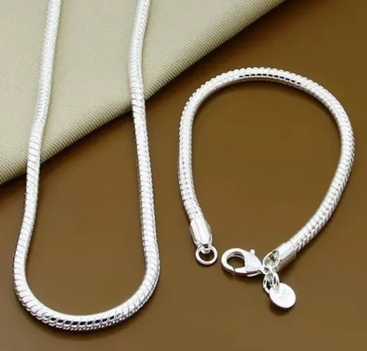 Conjunto em prata 925 