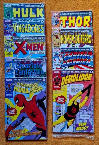 HQ Coleção clássica Marvel 09 volumes