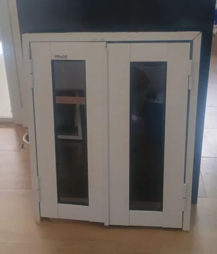 Janela de alumínio branco 50×60