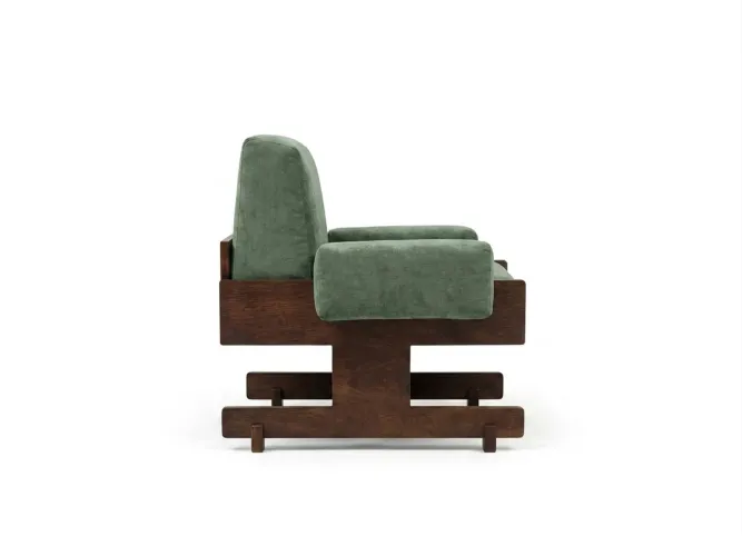 Poltrona Novo Rumo Modernista Design 1960 Jacarandá 