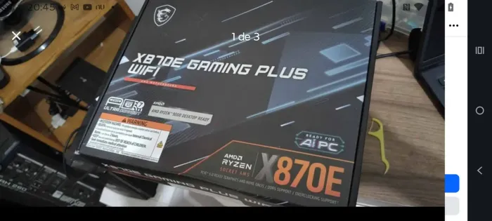Placa mãe Msi x870e gaming wi-fi 7