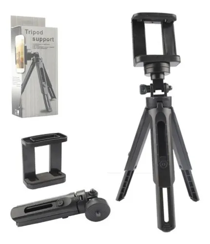 Mini Tripe Celular Camera Mesa Com Regulagem Altura TriPod