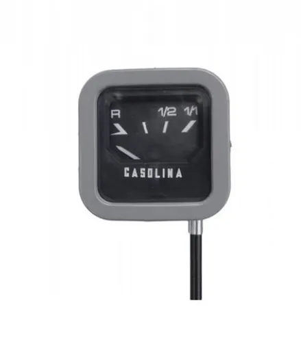 Marcador Relógio Combustível Fusca 1300 1500 1971 À 1974 Cinza