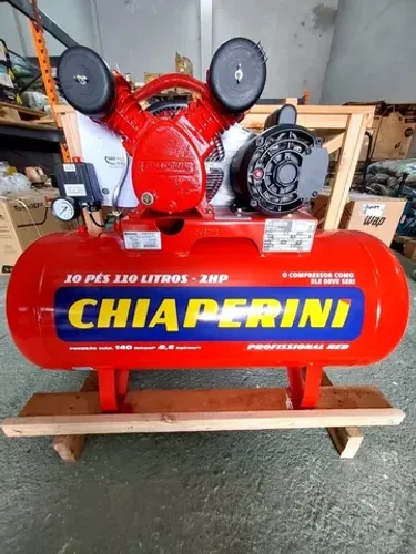 Compressor de Ar 110L Chiaperini Red Profissonal 140lbs 10pes - (Novo/Loja)