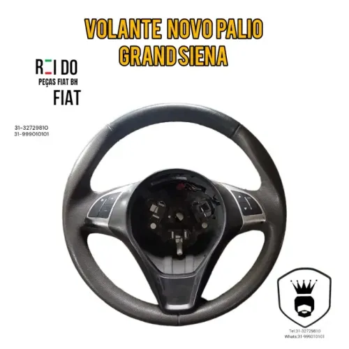volante com comando de som novo palio grand siena 