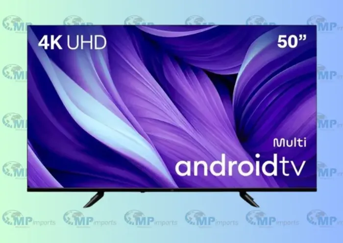 Loja MP Imports: Smart TV Dled 50'' 4K Multi Android TV - 4 HDMI, 2 USB - TL067M