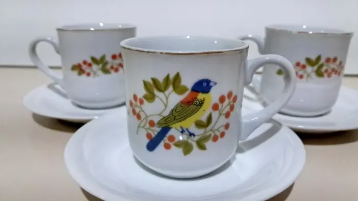 Xícaras Para Cafezinho Em Porcelana Chinesa