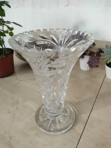 Vaso Cristal Francês