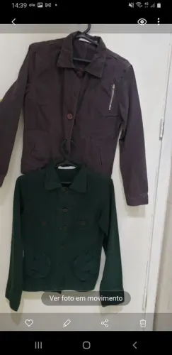 Jaquetas da Drops de Anis nas cores verde e cinza