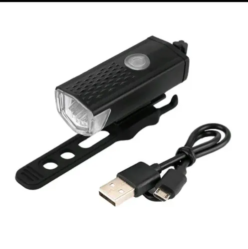 Lanterna de Bicicleta Recarregável USB 