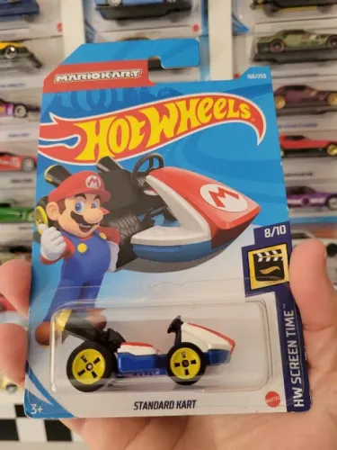 Standard Kart Mario 2023 Temático Hot Wheels.