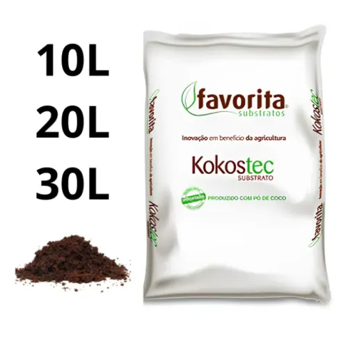 Substrato Inerte Para Cultivo Kokostec Pó De Coco Lavado Pronto para Uso - LUPA / Favorita