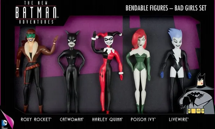 The Batman Adventures - Bendable Figures (figuras dobráveis) - Bad Girls Set - NJ Croce
