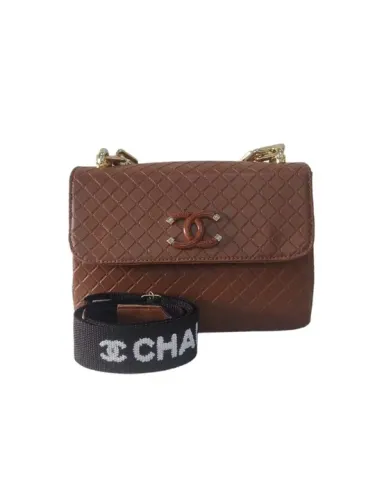 Bolsa Feminina Transversal Media Cor Caramelo Bolsa Alça de Mão