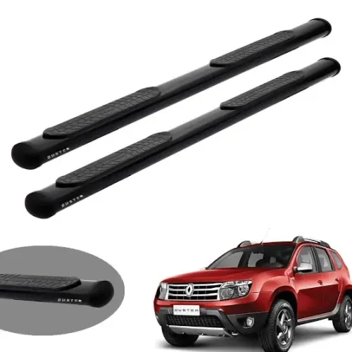 Estribo Solar oval preto Duster 2012 a 2025