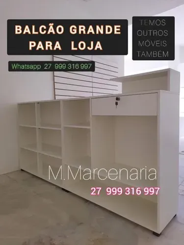 BALCÃO  GRANDE  NOVO  BARATO