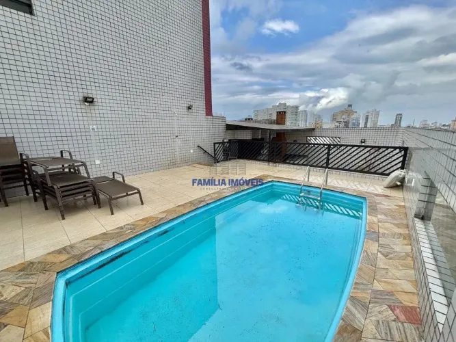 Apartamento à venda 3 quartos suite sacada lazer Emabré Santos/SP