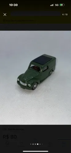 Miniatura Fiat Topolino 500 Furgoneta 1950 - Brumm 1/43