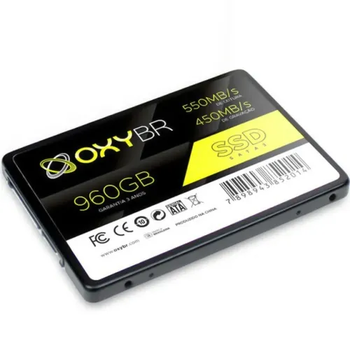 SSD 960GB OxyBr Sata III Leitura 550MB/S Gravacao 450MB/S - WZetta