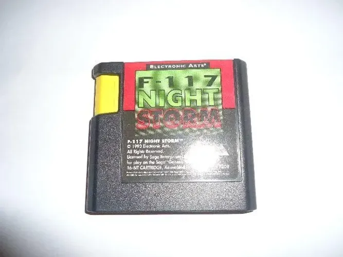 Cartucho Mega Drive F-117 Night Storm Made in Japan Perfeito Estado RARO