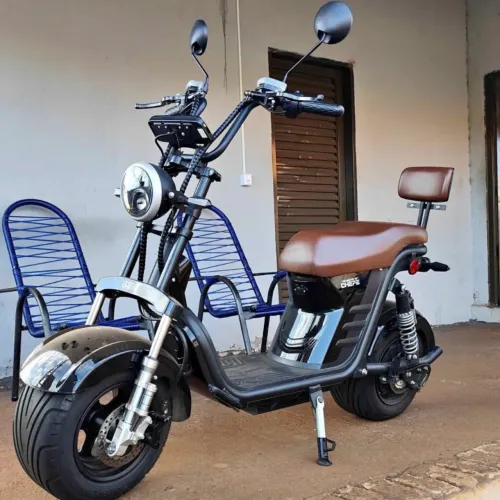 Super Scooter Elétrica Potente - Enfrenta Subidas e Carrega Peso com Facilidade! ?