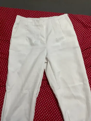 Calça alfaiataria branca