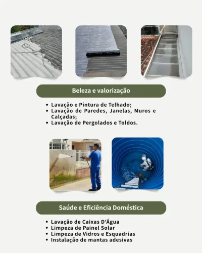 Limpeza de pergolados