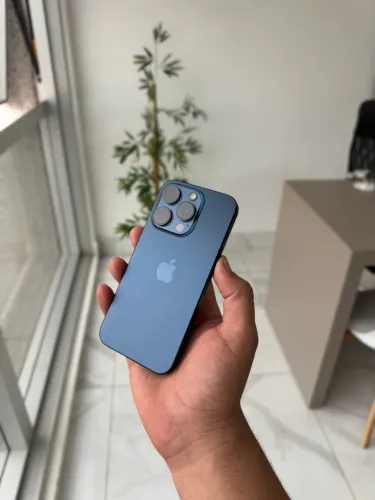 IPHONE 15 PRO 128 GIGAS NA COR AZUL