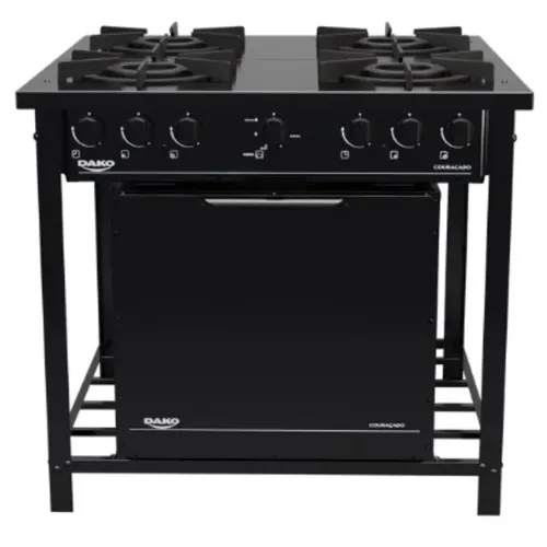 FOGÃO INDUSTRIAL 4 BOCAS COM FORNO