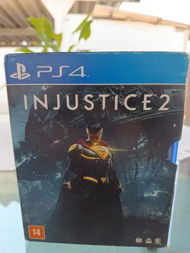 INJUSTICE 2 + LIGA DA JUSTIÇA SOMBRIA - MÍDIA FISICA PLAYSTATION 4