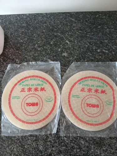 2 Papéis de Arroz para Rolinhos Primavera - ToWa
