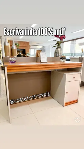 Escrivaninha 100% MDF - Design Moderno