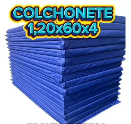 Colchonete Tamanho 120x60x4 cm Fitness Treino Ginástica Escola z1417