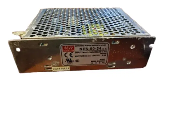 Fonte MEAN WELL NES-50-24 +24v 2.2A com Avaria