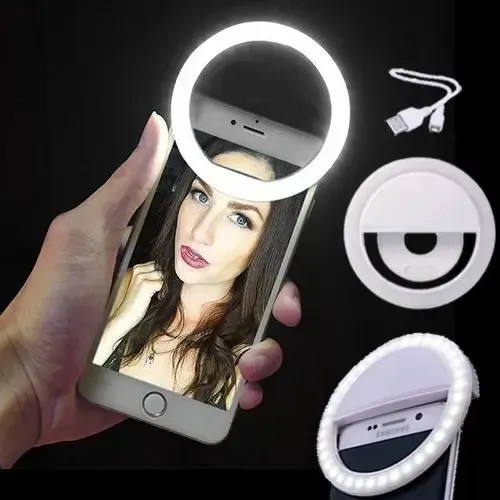 Anel de Luz Mini Ring Light Led Selfie Insta - R$ 29,99