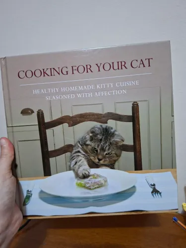 Livro de receitas Pet, em inglês