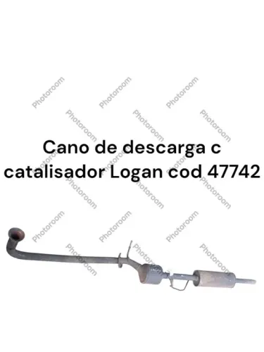 Cano de descarga catalisador Logan cod 47742