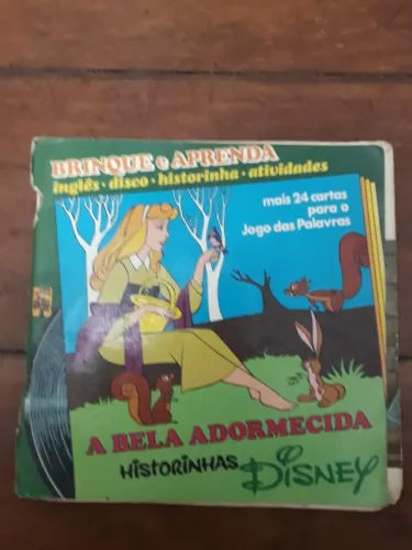 Livro Infantil Com Vinil A Bela Adormecida